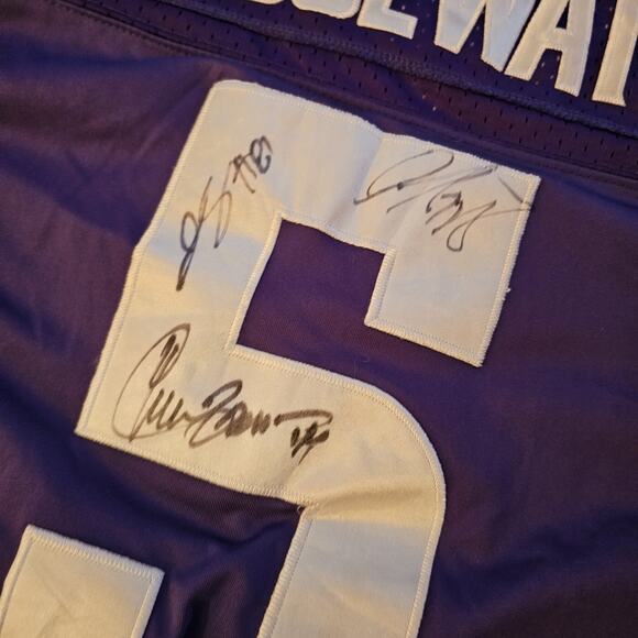Vintage Teddy Bridgewater Signed Stitched Minnesota Vikings NFL Football Jersey - Picture 6 of 7